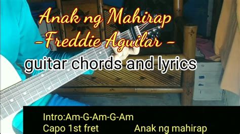 Anak Ng Mahirap Chords .